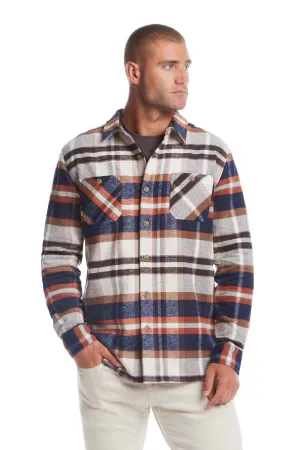 Weatherproof Vintage Brushed Lumber Jack Shirt Jacket for Men in Natural | F2488133GK-NATURAL