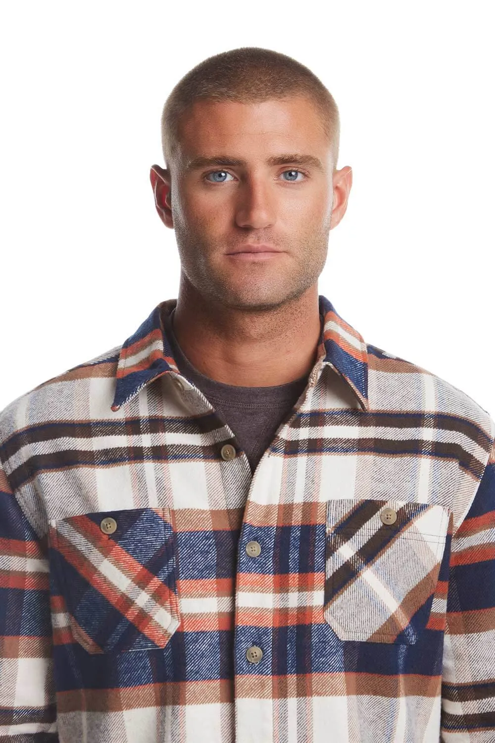 Weatherproof Vintage Brushed Lumber Jack Shirt Jacket for Men in Natural | F2488133GK-NATURAL