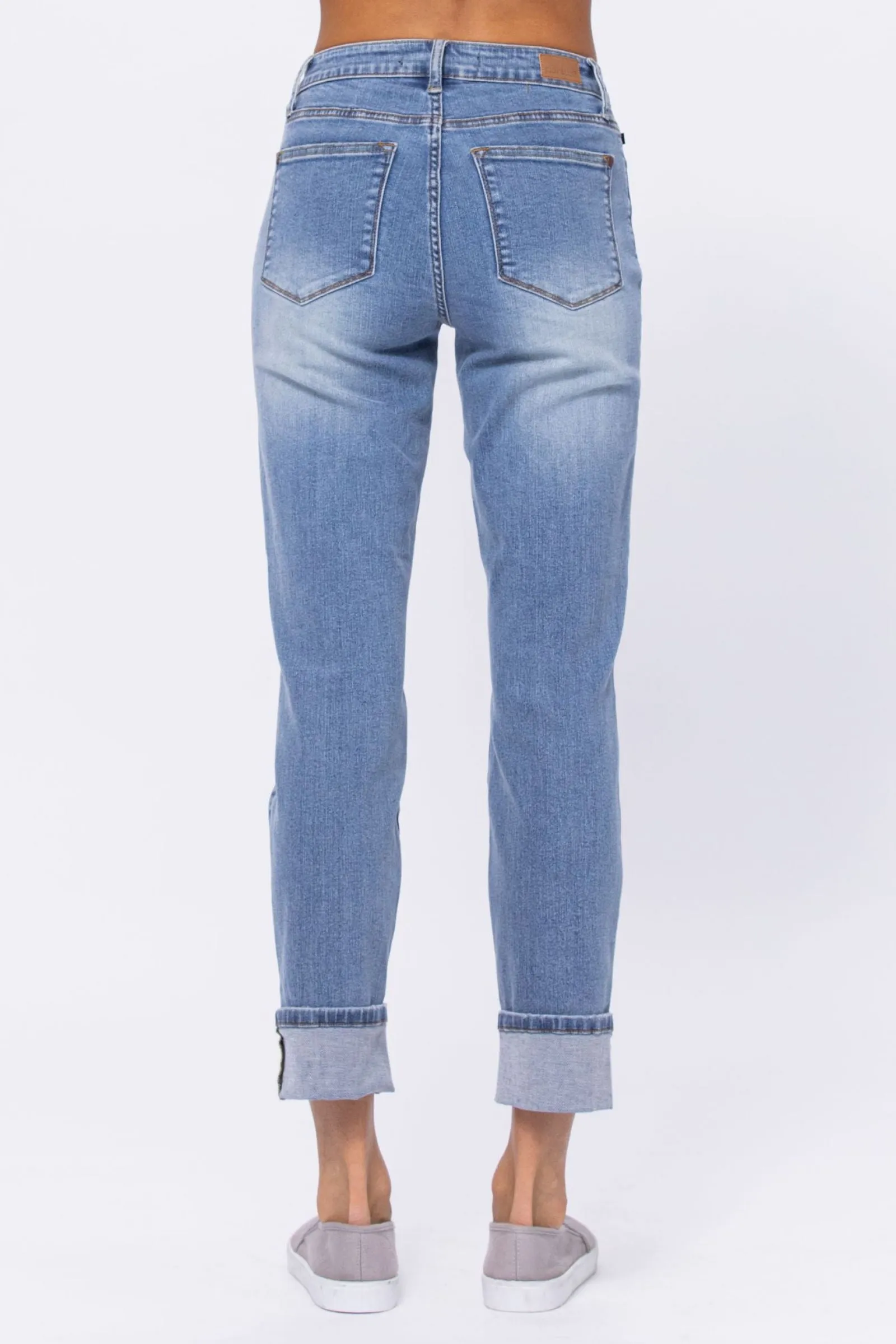 Weekend Vibes Judy Blue Non-Distressed Boyfriend Jeans
