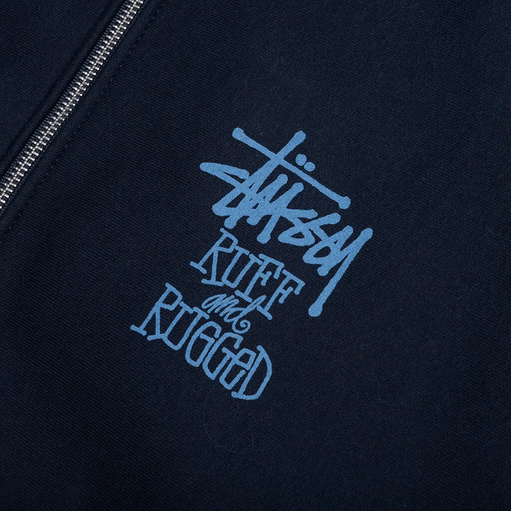 Well Suited Zip Hoodie - Navy
