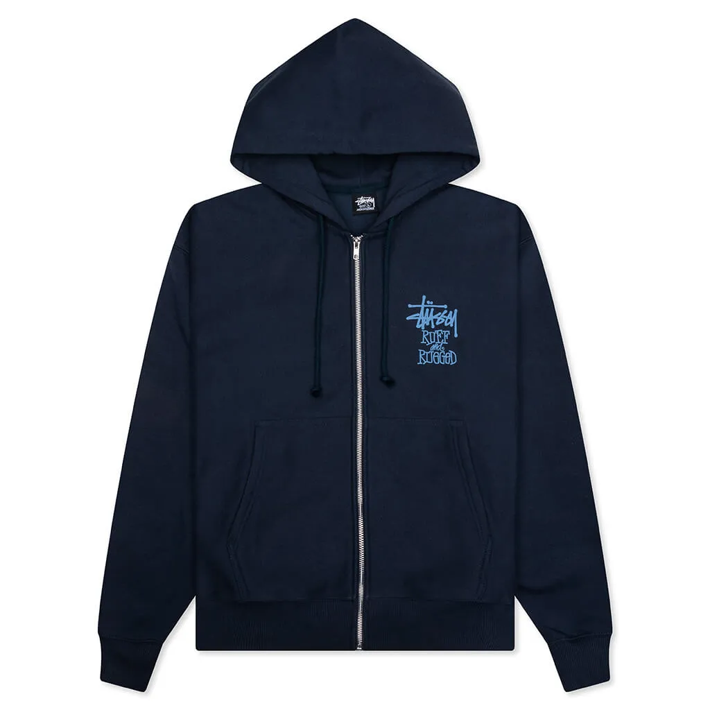 Well Suited Zip Hoodie - Navy
