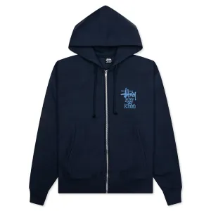 Well Suited Zip Hoodie - Navy