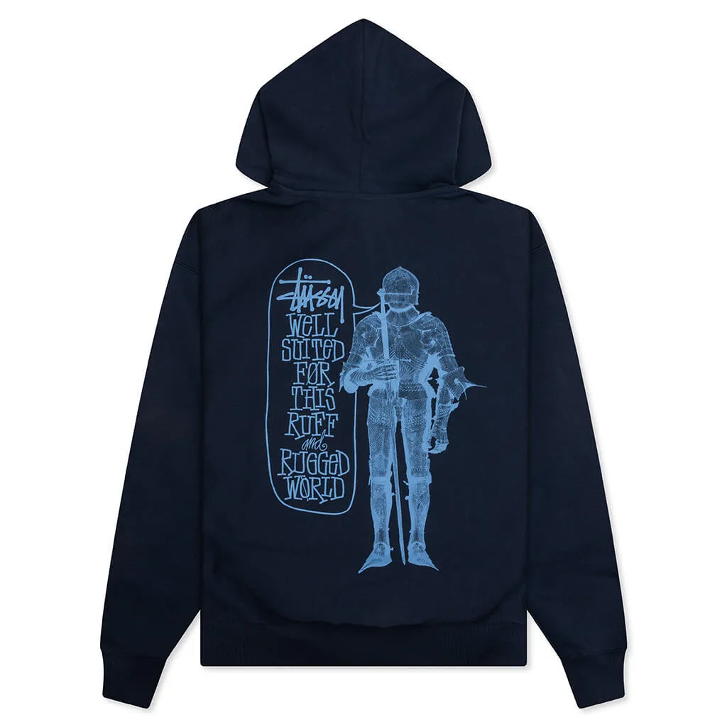 Well Suited Zip Hoodie - Navy