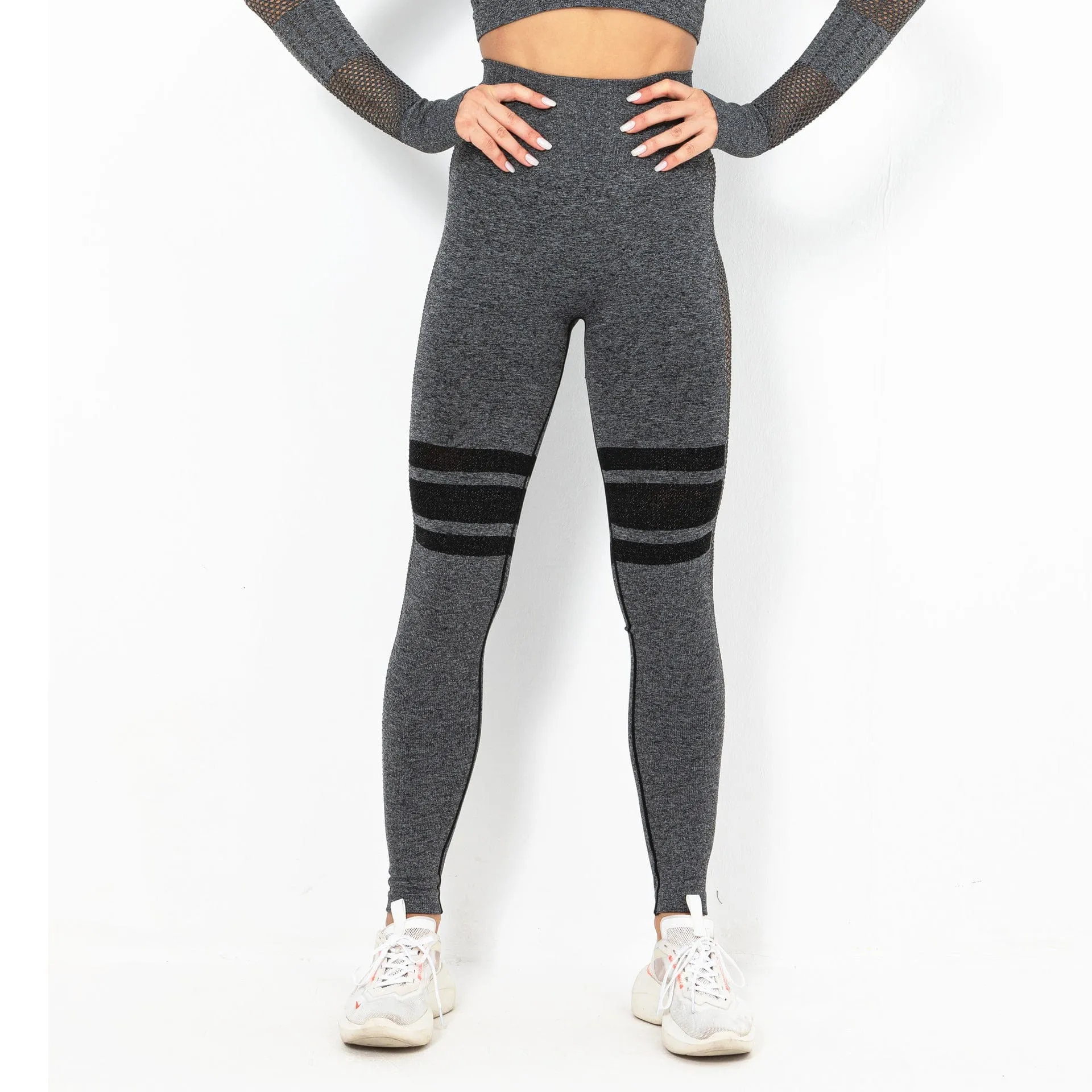 WellPer Seamless Mesh Sports Leggings