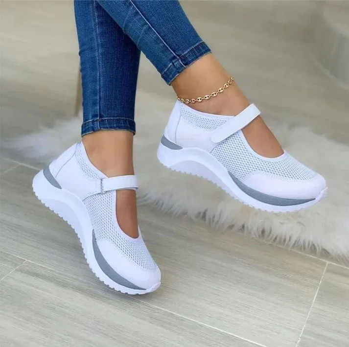 White Slip-On Sneakers | Lightweight & Stylish | All-Day Comfort