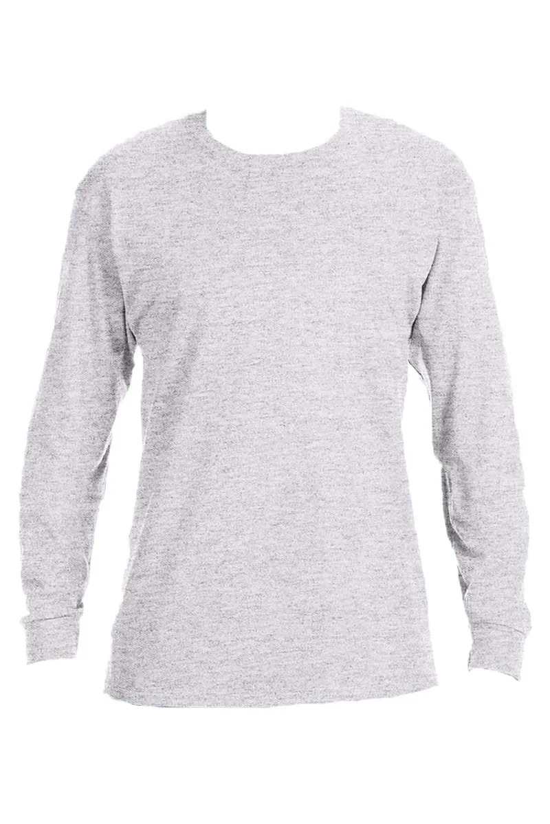 Wifey Chenille Patch Unisex Dri-Power Long-Sleeve 50/50 Tee