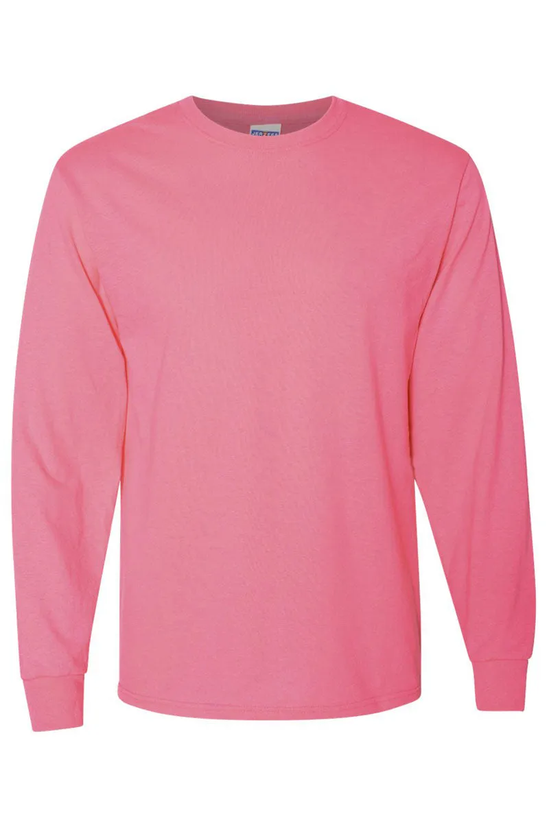 Wifey Chenille Patch Unisex Dri-Power Long-Sleeve 50/50 Tee