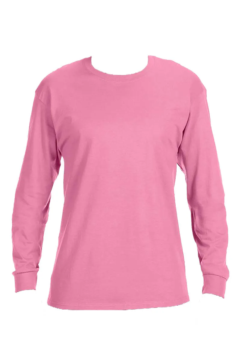 Wifey Chenille Patch Unisex Dri-Power Long-Sleeve 50/50 Tee