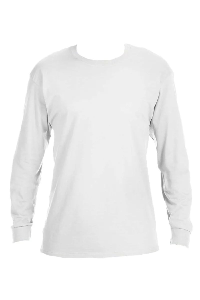 Wifey Chenille Patch Unisex Dri-Power Long-Sleeve 50/50 Tee
