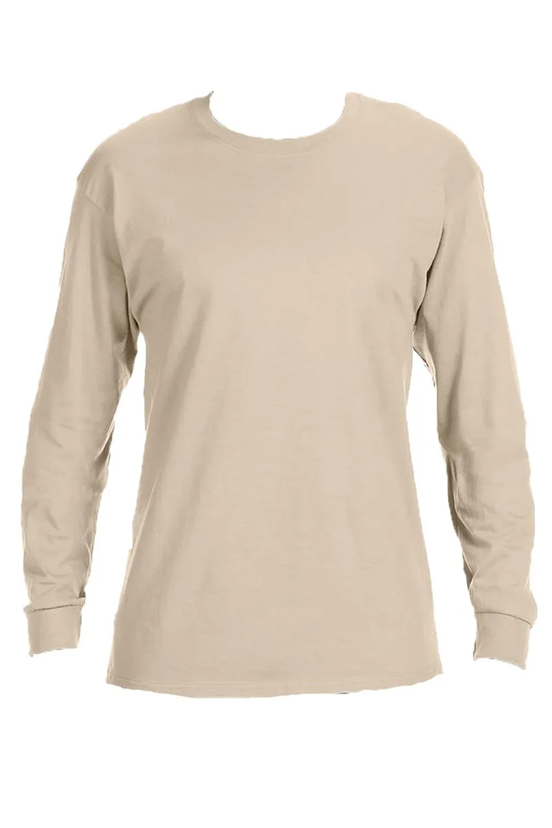 Wifey Chenille Patch Unisex Dri-Power Long-Sleeve 50/50 Tee
