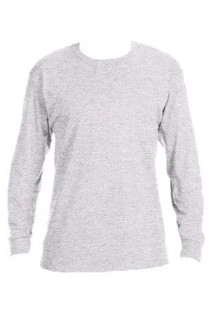 Wifey Chenille Patch Unisex Dri-Power Long-Sleeve 50/50 Tee