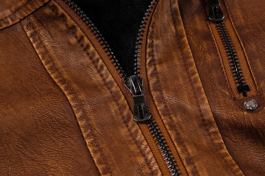 Windbreaker Leather Jacket