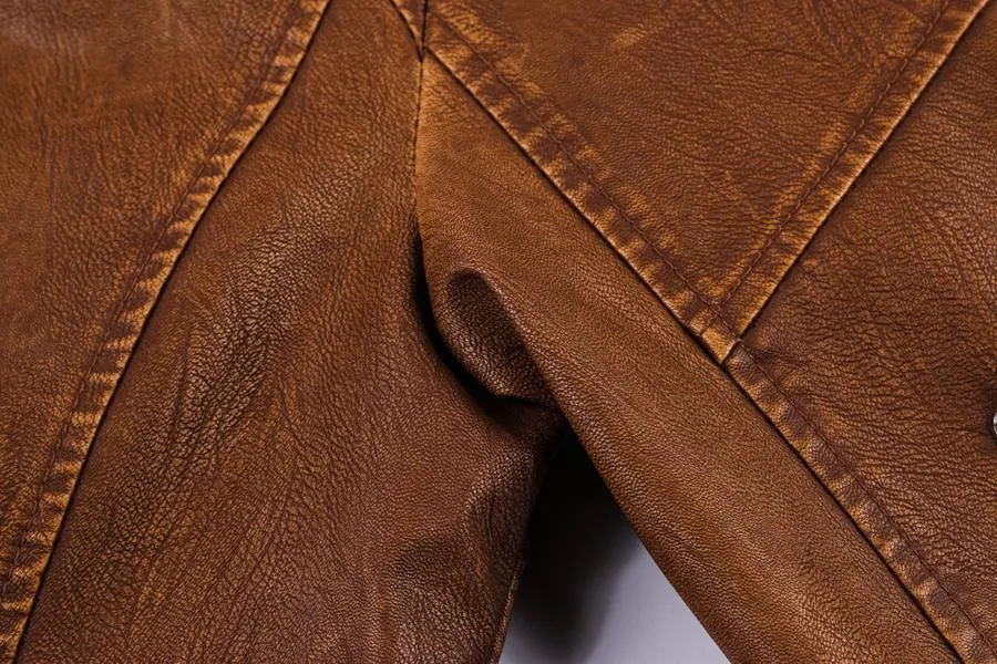Windbreaker Leather Jacket