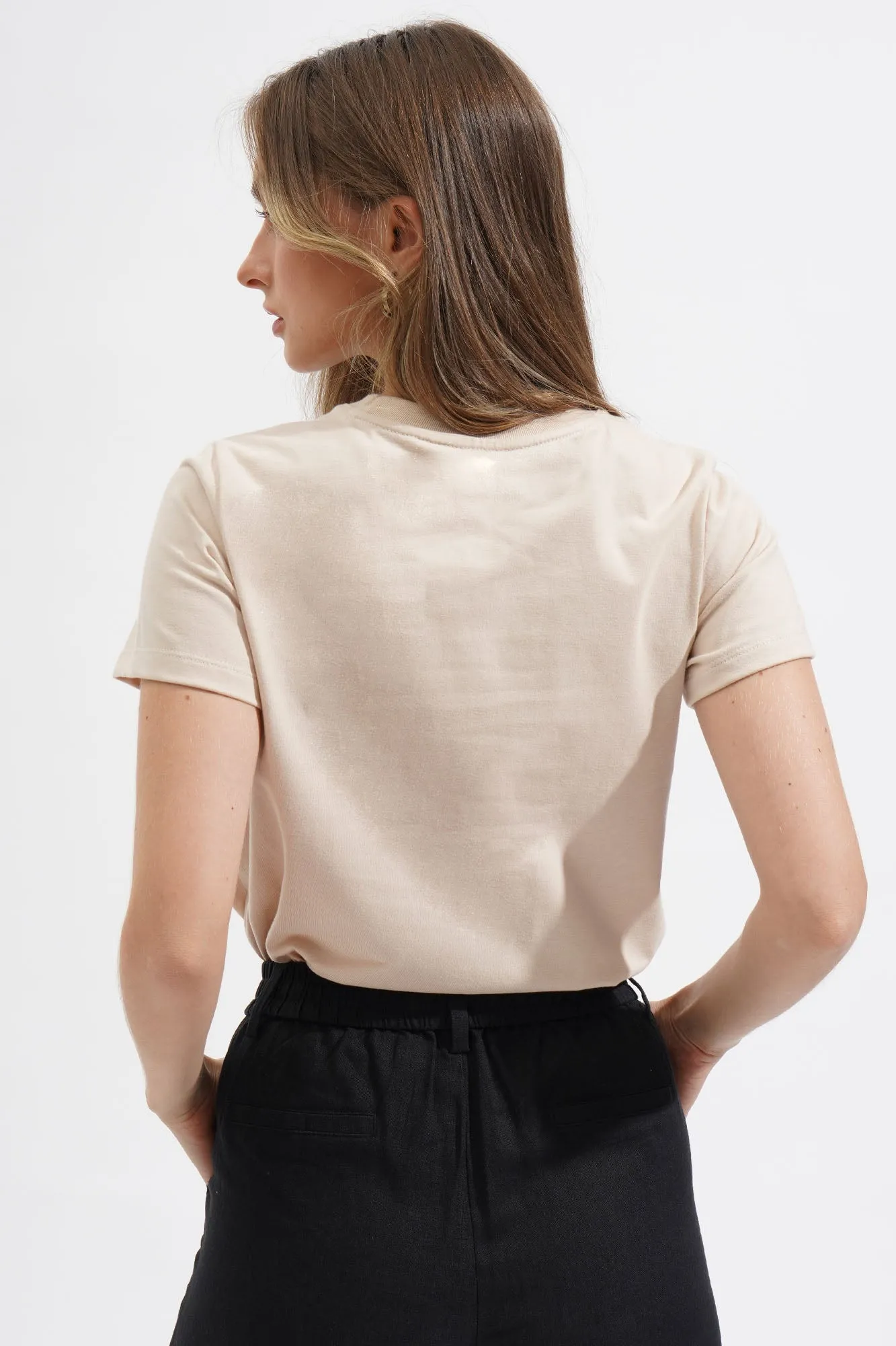 Women Line Art Graphic Tee