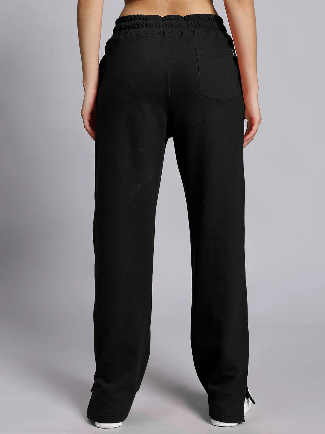WOMEN'S ANISSA CO-ORD SET (BLACK-OFF WHITE)