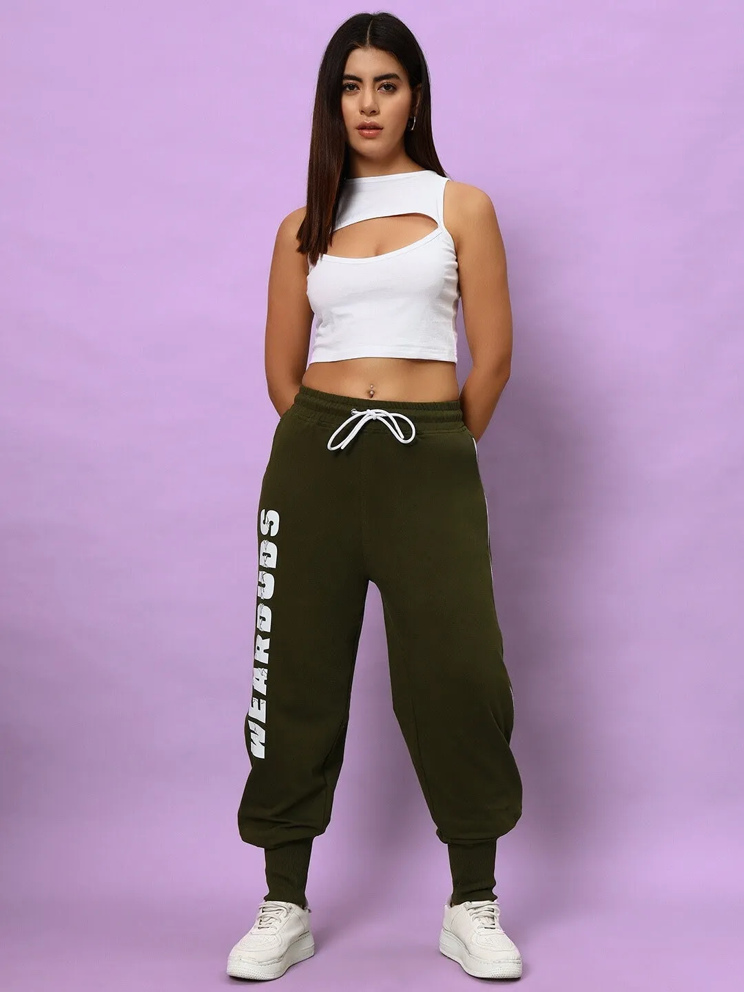 WOMEN'S HUNTER JOGGERS (OLIVE GREEN)