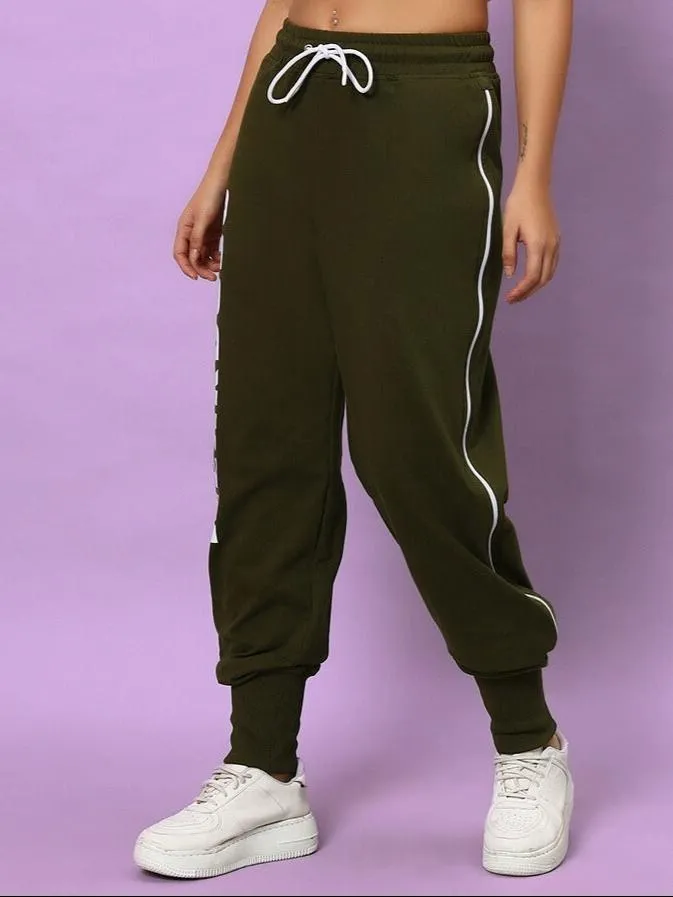 WOMEN'S HUNTER JOGGERS (OLIVE GREEN)