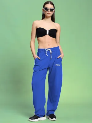WOMEN'S LIA CO-ORD SET (BLACK-R BLUE)