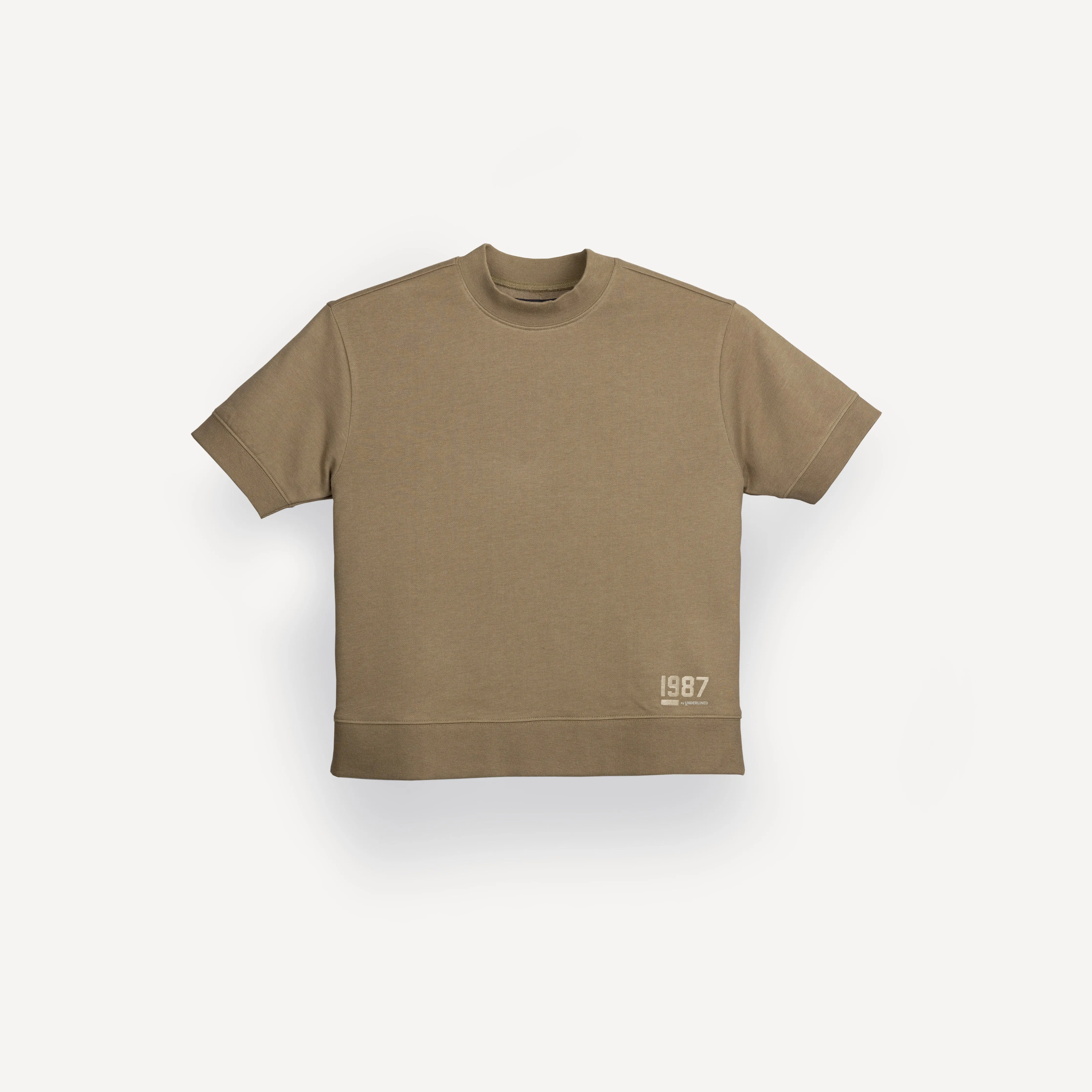 Womens Oversized Fleece Tee Shirt - Elmwood