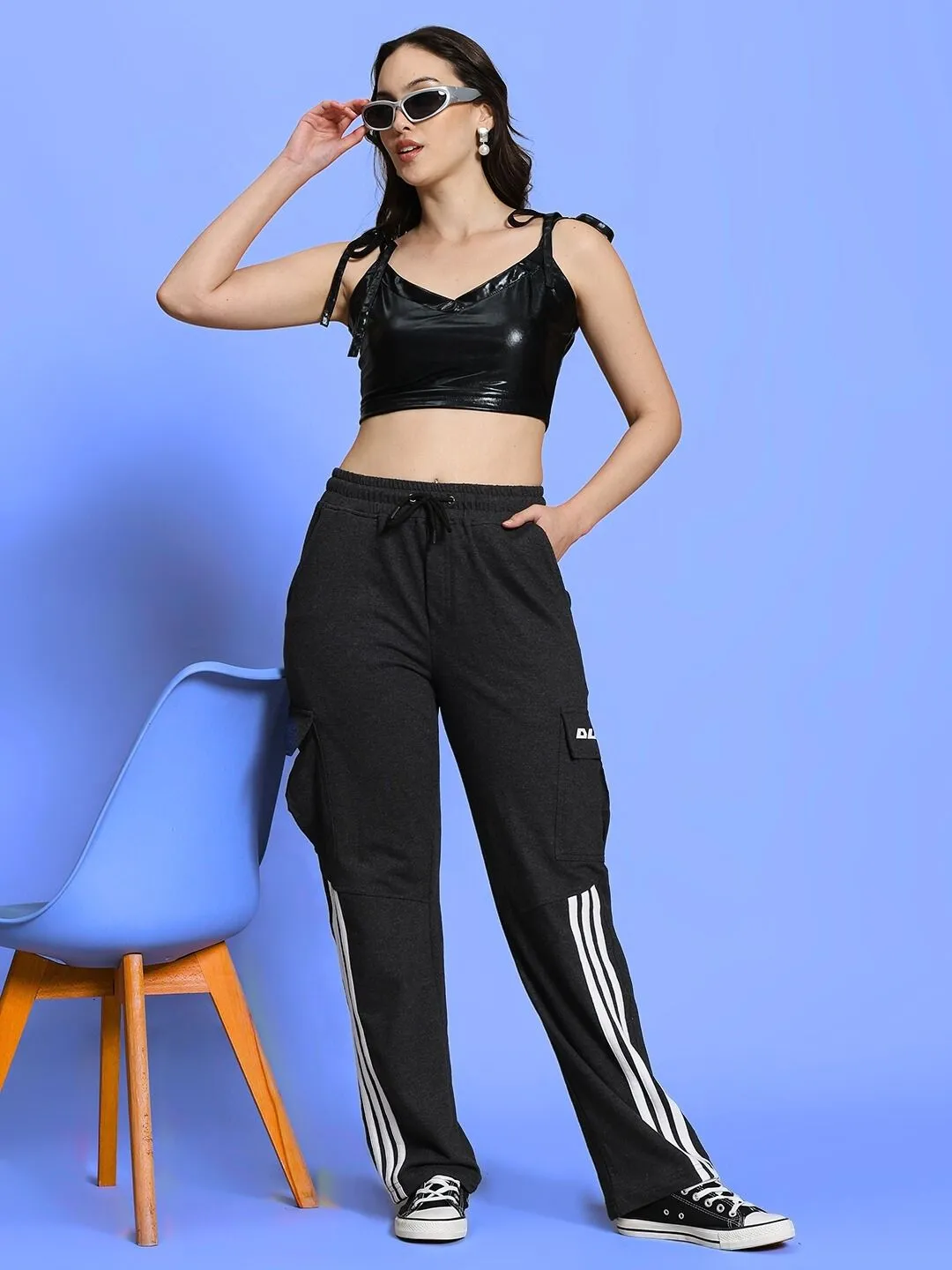 WOMEN'S REDROIT 5 POCKET RELAXED FIT JOGGERS (BLACK)