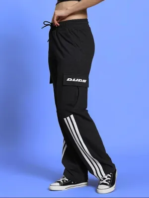 WOMEN'S REDROIT 5 POCKET RELAXED FIT JOGGERS (BLACK)