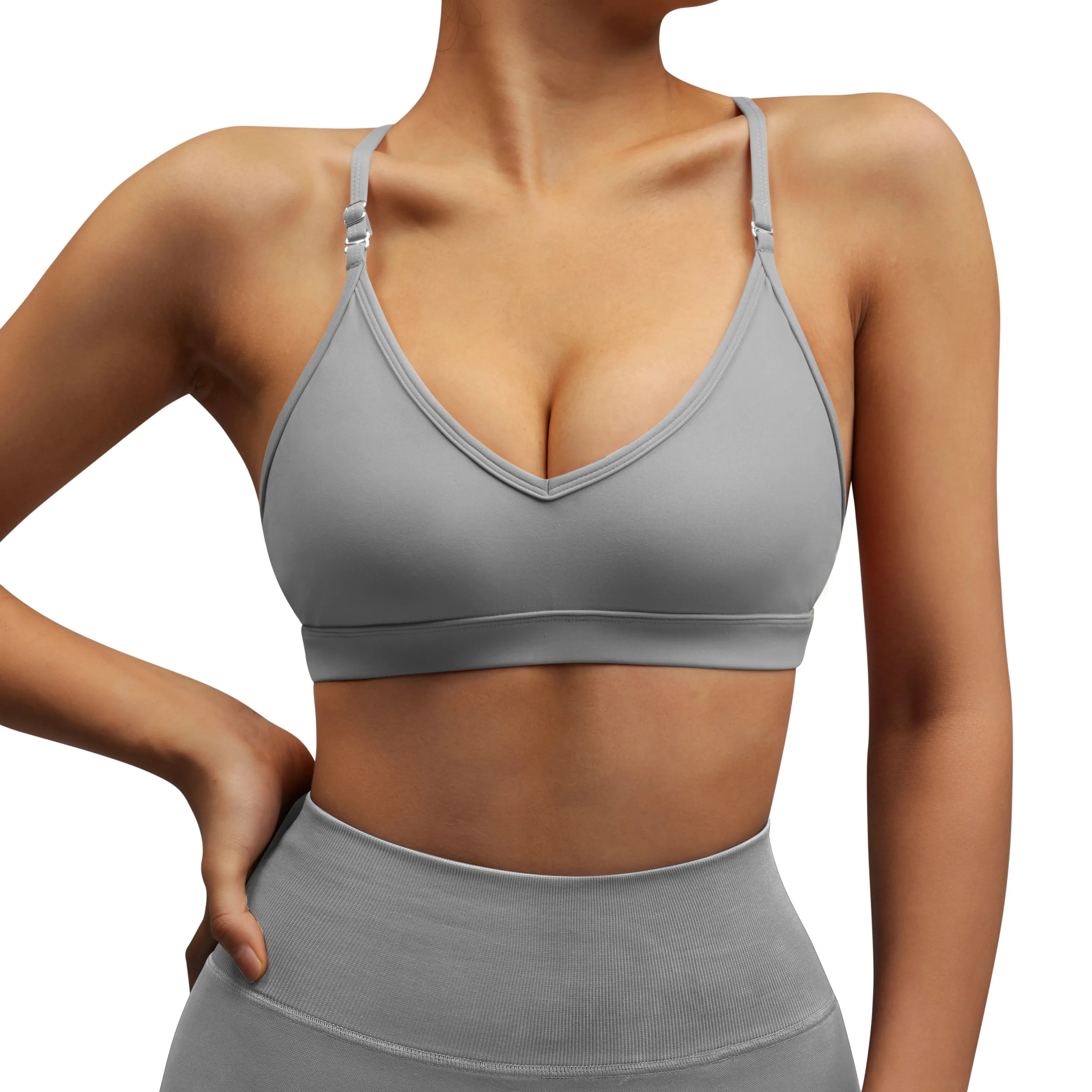 Women's Yoga Sports Bras - Breathable Crop Top - Shockproof Gym Workout Top