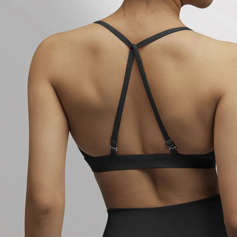 Women's Yoga Sports Bras - Breathable Crop Top - Shockproof Gym Workout Top