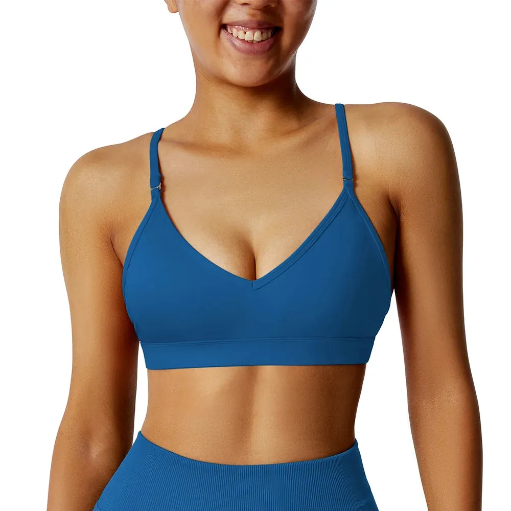 Women's Yoga Sports Bras - Breathable Crop Top - Shockproof Gym Workout Top