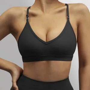 Women's Yoga Sports Bras - Breathable Crop Top - Shockproof Gym Workout Top