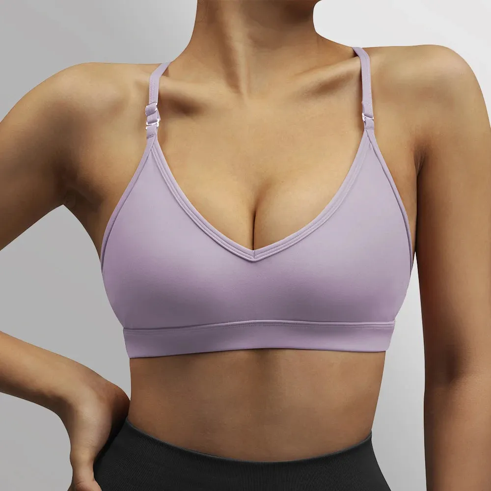 Women's Yoga Sports Bras - Breathable Crop Top - Shockproof Gym Workout Top