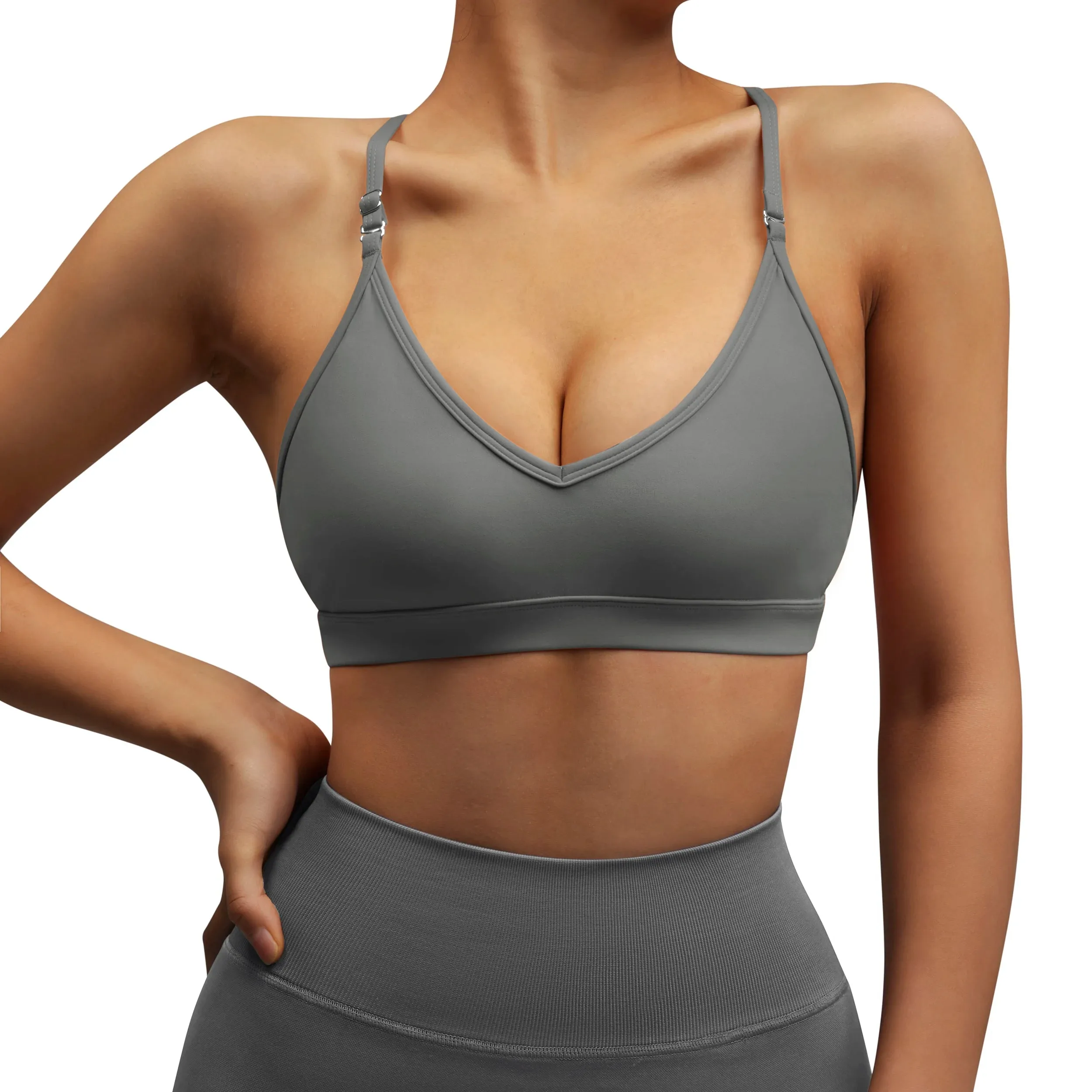 Women's Yoga Sports Bras - Breathable Crop Top - Shockproof Gym Workout Top