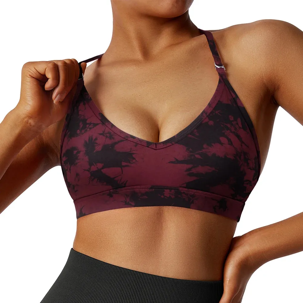 Women's Yoga Sports Bras - Breathable Crop Top - Shockproof Gym Workout Top