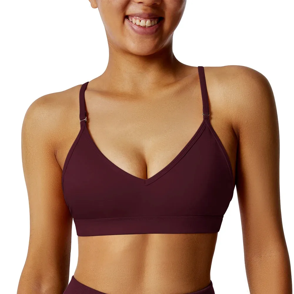 Women's Yoga Sports Bras - Breathable Crop Top - Shockproof Gym Workout Top