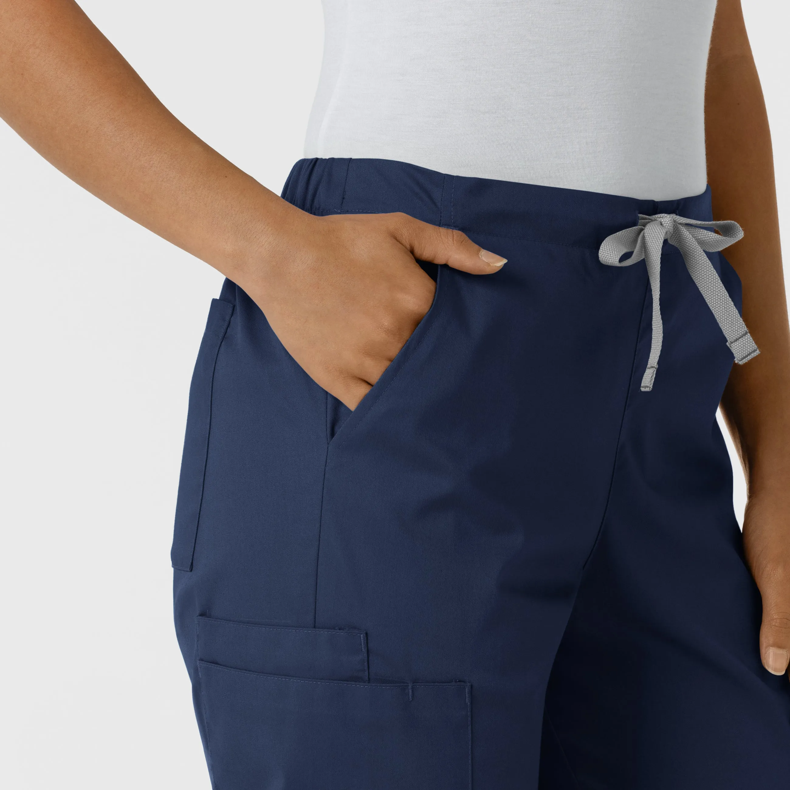 WonderWORK 506 Cargo Jogger Scrub Pants Navy