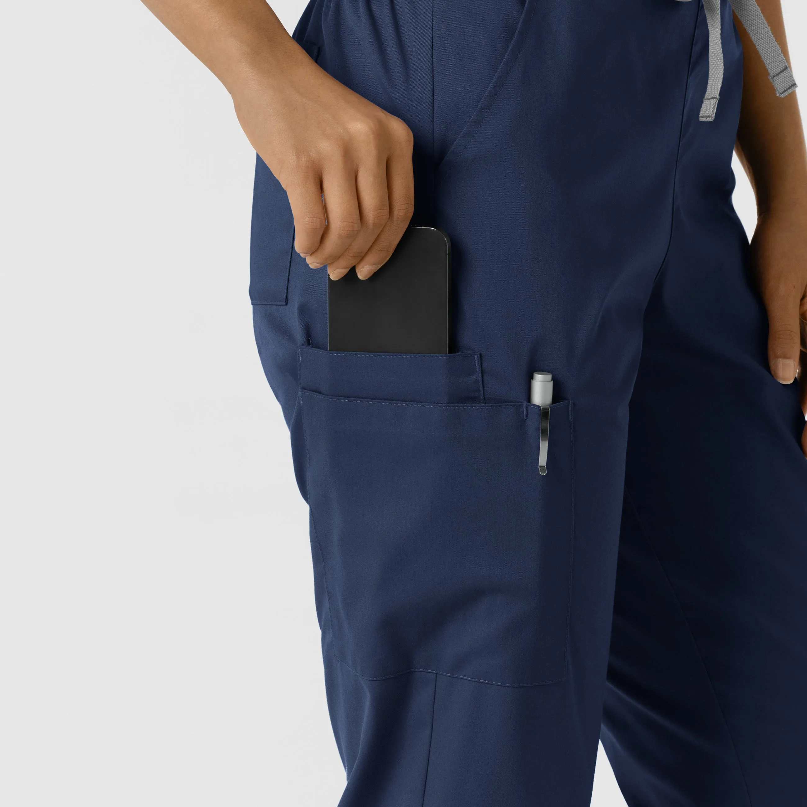WonderWORK 506 Cargo Jogger Scrub Pants Navy