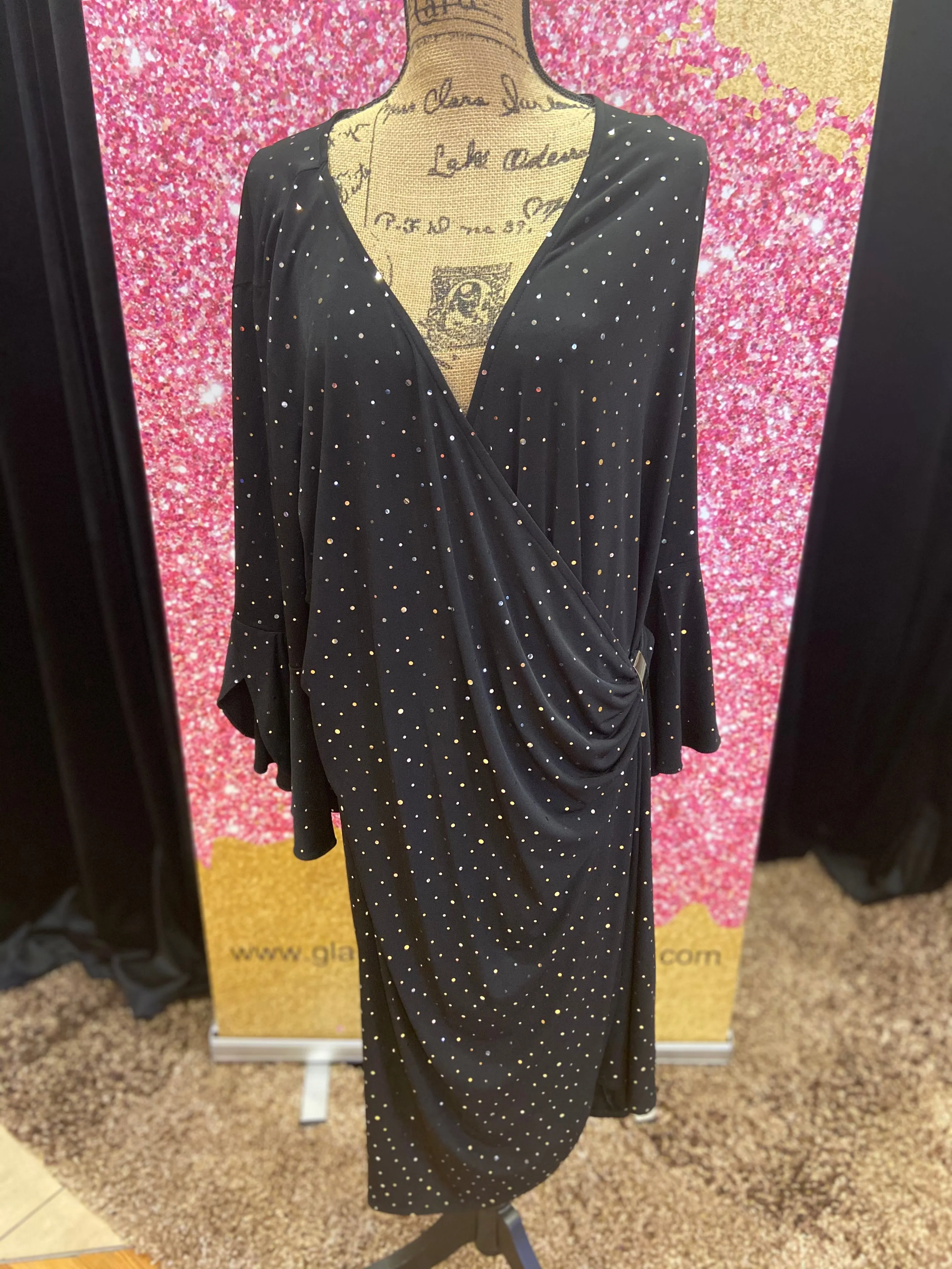 Wrap Around Midi Dress
