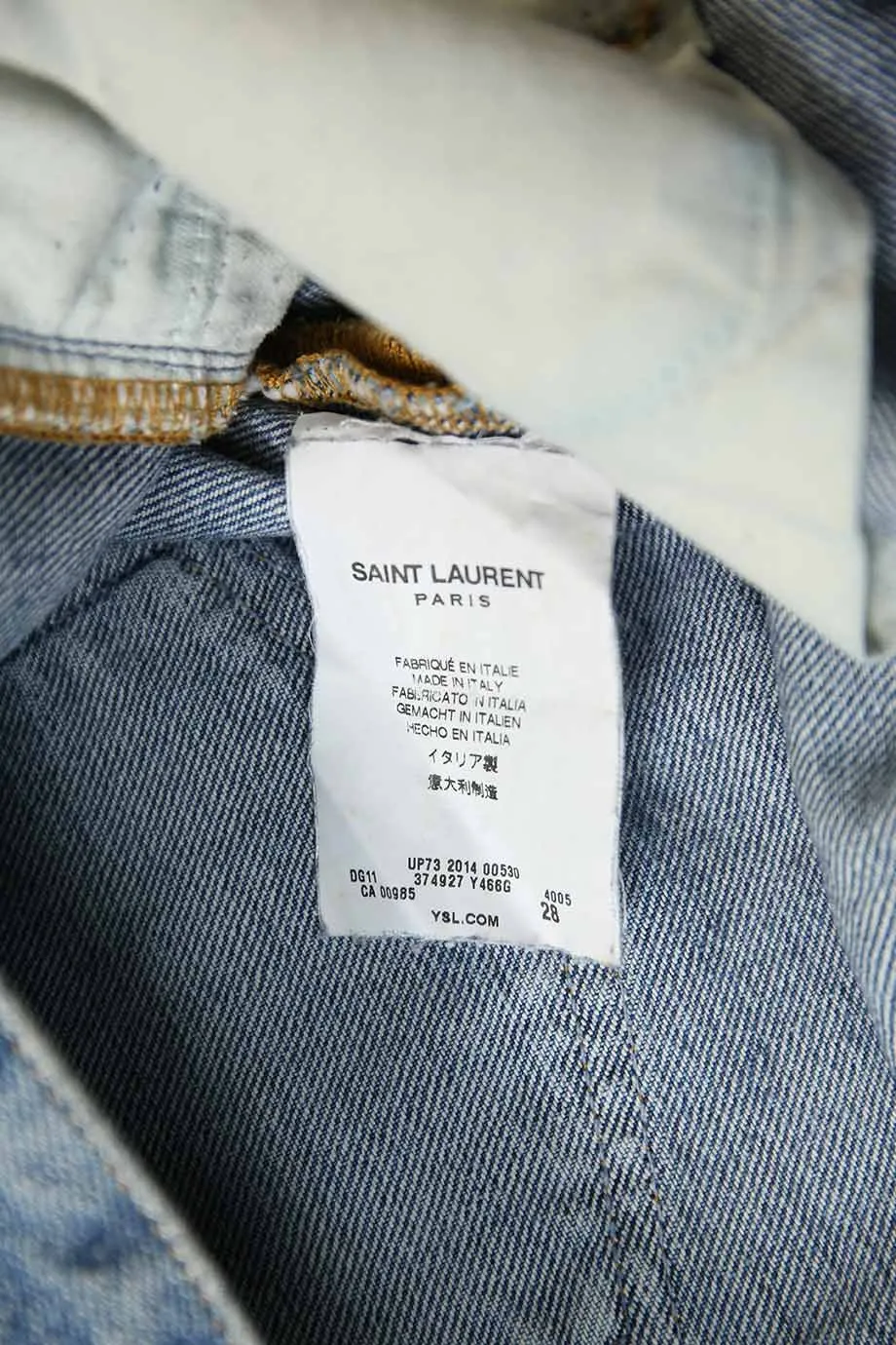 [WW47610] Saint Laurent | Denim Pants