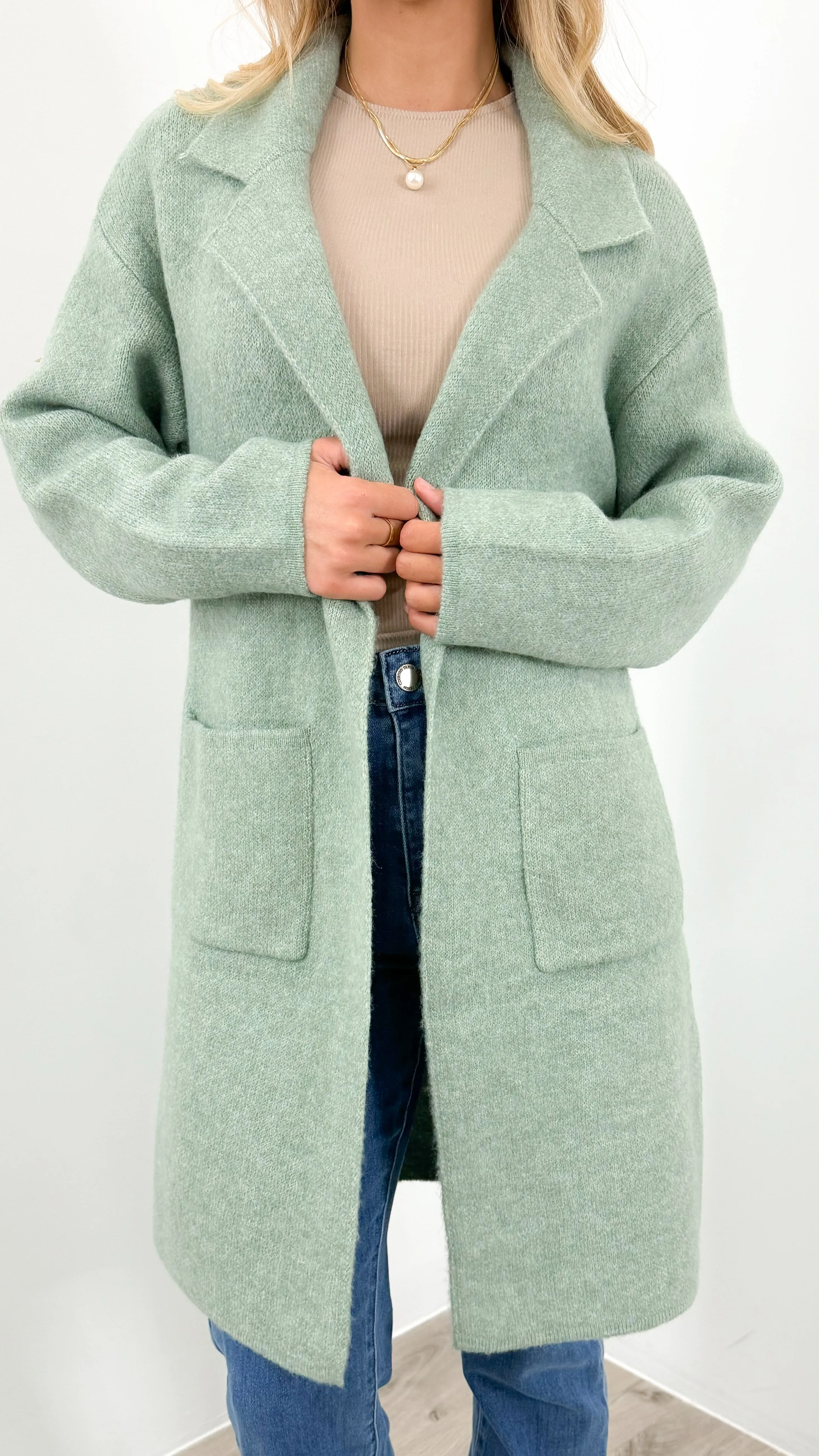 ZEETA COATIGAN - SAGE