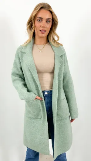 ZEETA COATIGAN - SAGE